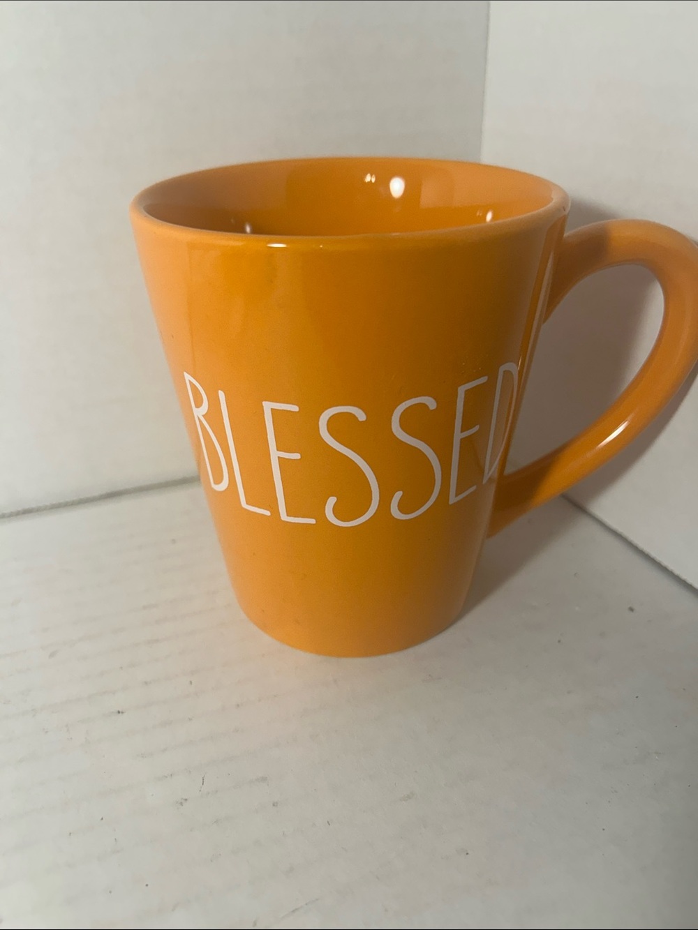 Blessed Orange Ceramic Coffee Mug